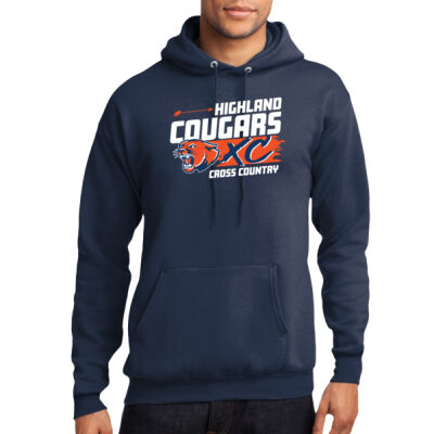 Highland Cross Country 2026 Logo 1 - Core Fleece Pullover Hooded Sweatshirt Thumbnail