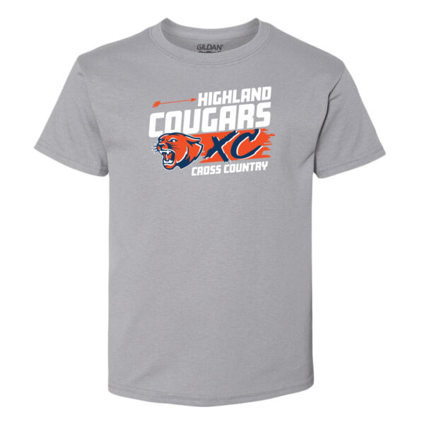 Highland Cross Country 2026 Logo 1 - DryBlend® Youth T-Shirt Thumbnail
