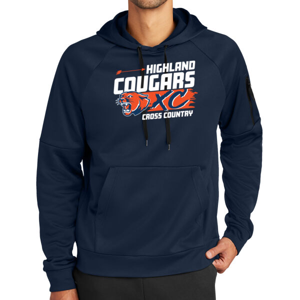 Highland Cross Country 2026 Logo 1 - Therma FIT Pocket Pullover Fleece Hoodie Thumbnail