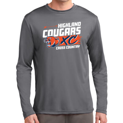 Highland Cross Country 2026 Logo 1 - Long Sleeve PosiCharge ® Competitor Tee Thumbnail