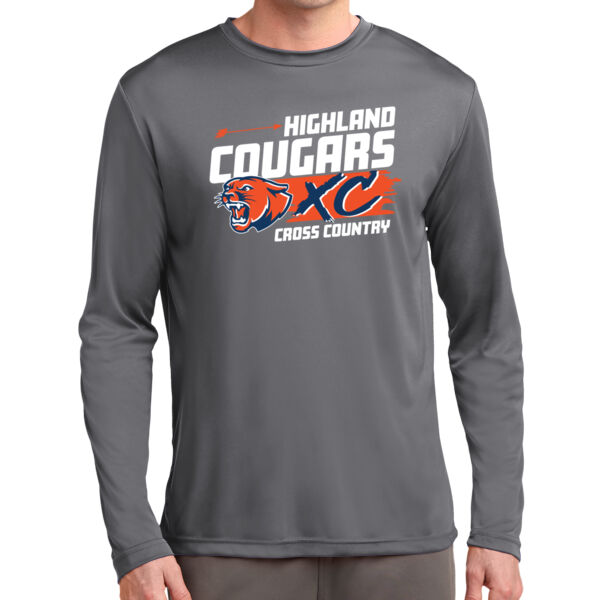 Highland Cross Country 2026 Logo 1 - Long Sleeve PosiCharge ® Competitor Tee Thumbnail