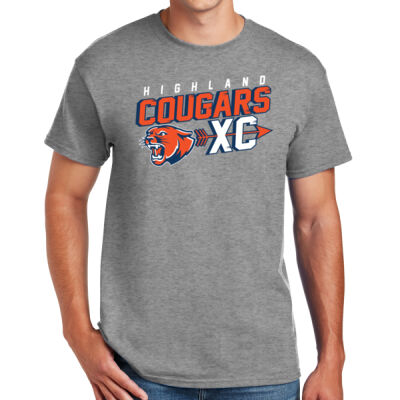 Highland Cross Country 2026 Logo 2 - DryBlend ® 50 Cotton/50 Poly T Shirt Thumbnail