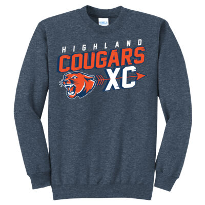 Highland Cross Country 2026 Logo 2 - Core Fleece Crewneck Sweatshirt Thumbnail