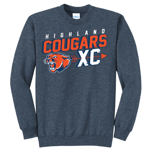 Highland Cross Country 2026 Logo 2 - Core Fleece Crewneck Sweatshirt Thumbnail
