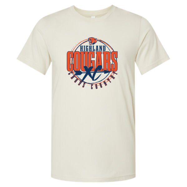 Highland Cross Country 2026 Logo 3 - CVC Jersey Tee Thumbnail