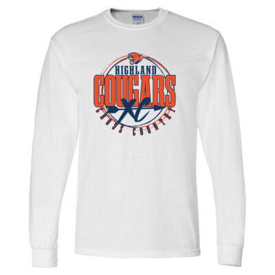 Highland Cross Country 2026 Logo 3 - DryBlend® 50/50 Long Sleeve T-Shirt Thumbnail