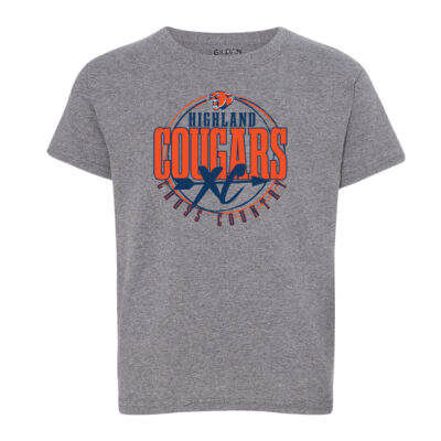 Highland Cross Country 2026 Logo 3 - DryBlend® Youth T-Shirt Thumbnail