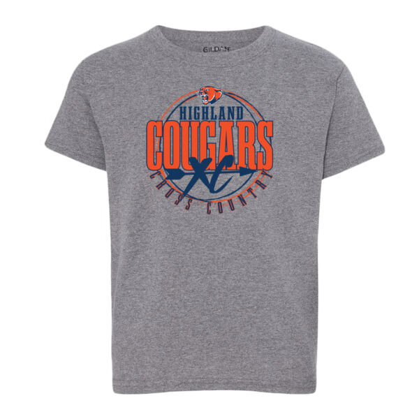 Highland Cross Country 2026 Logo 3 - DryBlend® Youth T-Shirt Thumbnail