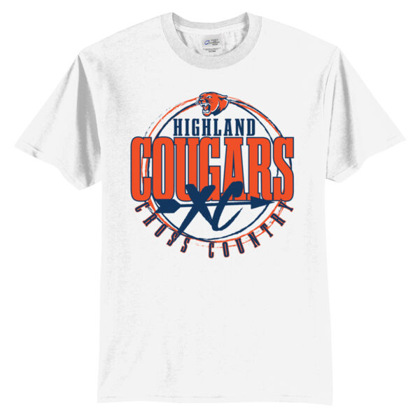 Highland Cross Country 2026 Logo 3 - Tall Core Blend Tee Thumbnail
