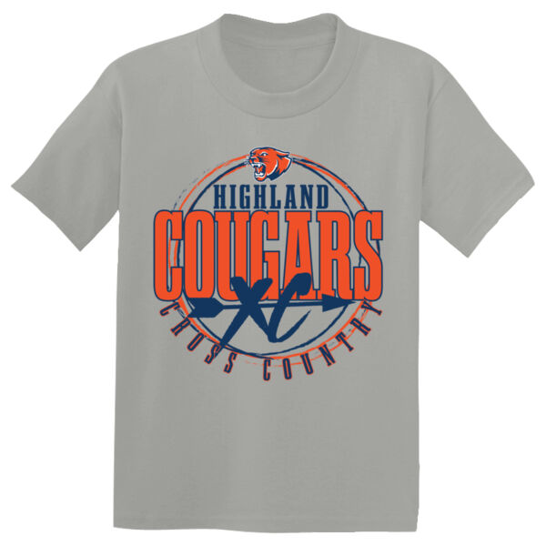 Highland Cross Country 2026 Logo 3 - Youth PosiCharge ® Competitor Tee Thumbnail