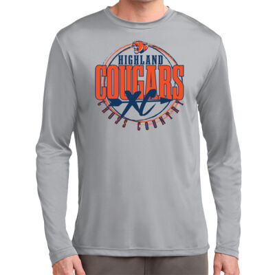 Highland Cross Country 2026 Logo 3 - Tall Long Sleeve PosiCharge ® Competitor Tee Thumbnail