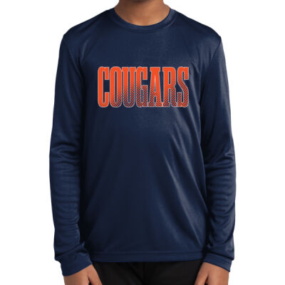 Highland Cross Country 2026 Logo 4 - Youth Long Sleeve PosiCharge ® Competitor Tee Thumbnail