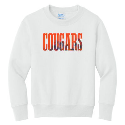 Highland Cross Country 2026 Logo 4 - Youth Core Fleece Crewneck Sweatshirt Thumbnail