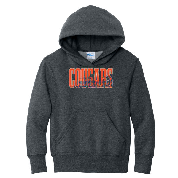 Highland Cross Country 2026 Logo 4 - Youth Core Fleece Pullover Hooded Sweatshirt Thumbnail