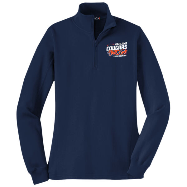 Highland Cross Country 2026 Logo 1 - Women's 1/4 Zip Sweatshirt Thumbnail