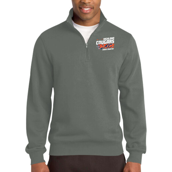 Highland Cross Country 2026 Logo 1 - Tall 1/4 Zip Sweatshirt Thumbnail