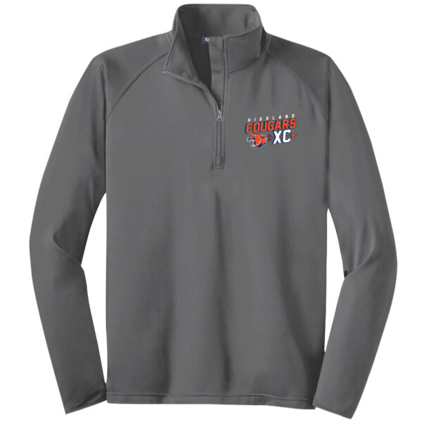 Highland Cross Country 2026 Logo 2 - Tall Sport Wick ® Stretch 1/4 Zip Pullover Thumbnail