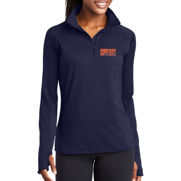 Highland Cross Country 2026 Logo 4 - Women's Sport Wick ® Stretch 1/4 Zip Pullover Thumbnail