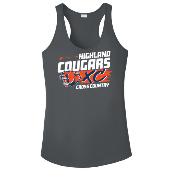 Highland Cross Country 2026 Logo 1 - Women's PosiCharge ® Competitor Racerback Tank Thumbnail