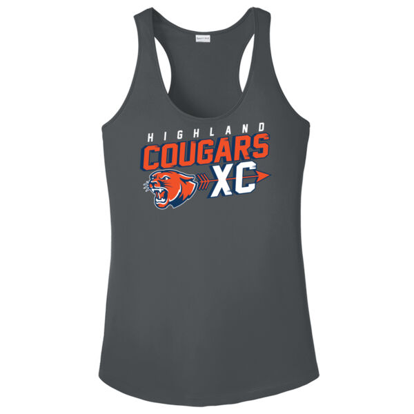 Highland Cross Country 2026 Logo 2 - Women's PosiCharge ® Competitor Racerback Tank Thumbnail