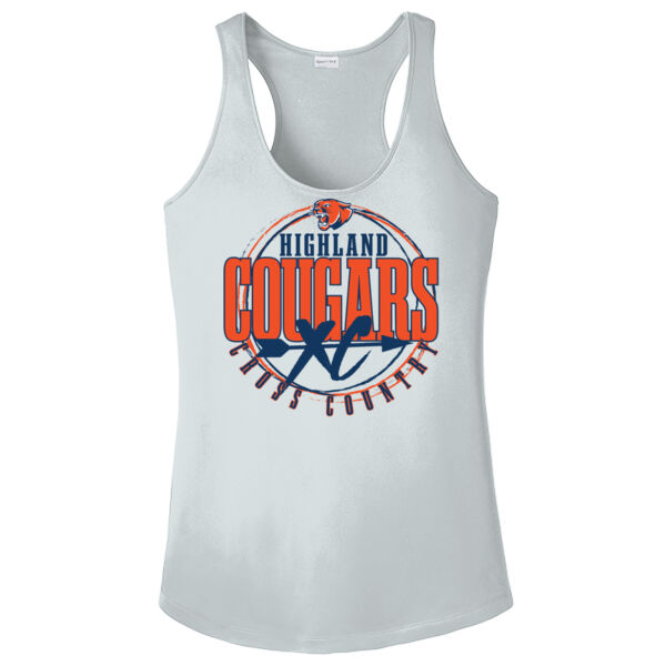 Highland Cross Country 2026 Logo 3 - Women's PosiCharge ® Competitor Racerback Tank Thumbnail